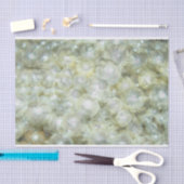 ヴィンテージ真珠と花びら 薄葉紙 (クラフト)