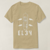 ヴィンテージ真空管アナログ無線電器ギフト Tシャツ (デザイン正面)