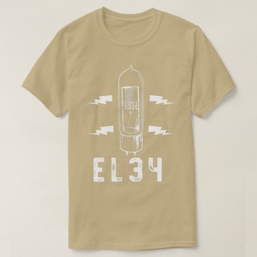 ヴィンテージ真空管アナログ無線電器ギフト Tシャツ (デザイン正面)