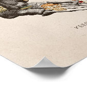 ヴィンテージ真菌感染症足気に ポスター (角)