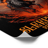 ヴィンテージ眠そうなホローヘッドレスホール ポスター (角)