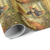 ヴィンテージ眠る美しいビクトリアン、おとぎ話 ラッピングペーパー (ロールコーナー)