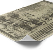 ヴィンテージ眼球協会イラストレーション ポスター (角)