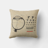 ヴィンテージ眼科医 クッション (裏面)