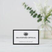 ヴィンテージ眼科眼科検眼医 名刺 (スタンド正面)