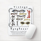 ヴィンテージ眼鏡01 マウスパッド (マウス)