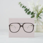 ヴィンテージ眼鏡 ポストカード (スタンド正面)