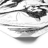 ヴィンテージ睡眠まひ描写 ポスター (角)