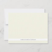 ヴィンテージ睡眠ベビーシャワー 招待状 (裏面)