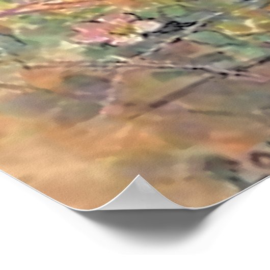 ヴィンテージ睡眠美しい猫ポスタープリント ポスター (角)