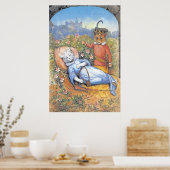 ヴィンテージ睡眠美しい猫ポスタープリント ポスター (キッチン)