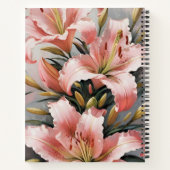 ヴィンテージ睡蓮 ノートブック (裏面)