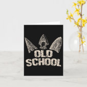 ヴィンテージ矢頭狩り古流弓矢 カード (黄色い花)