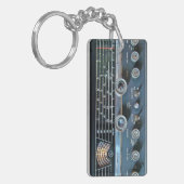 ヴィンテージ短波無線キーチェーン キーホルダー (正面左)