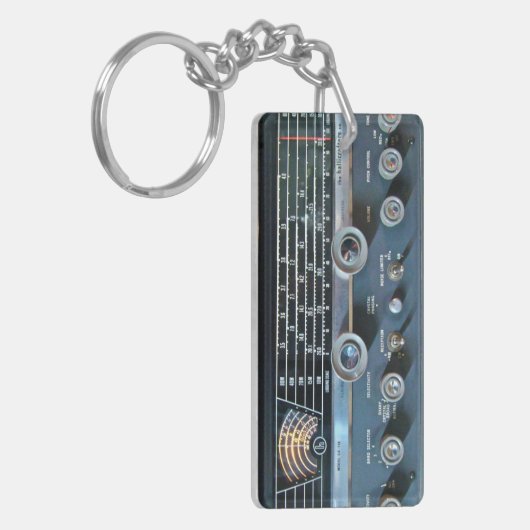 ヴィンテージ短波無線キーチェーン キーホルダー (正面左)