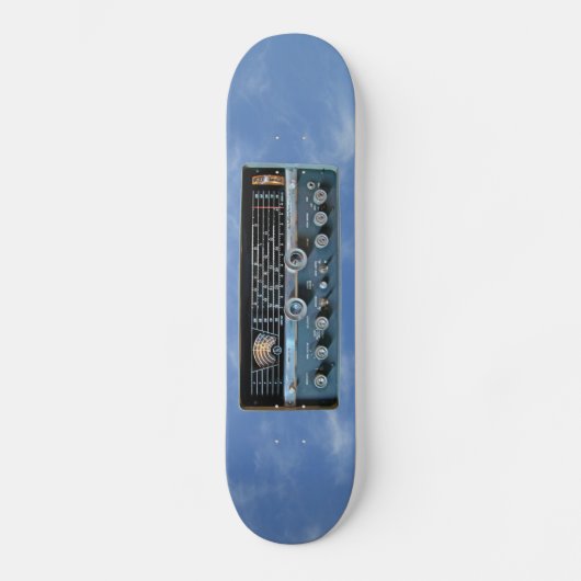 ヴィンテージ短波無線スケートボード スケートボード (正面)