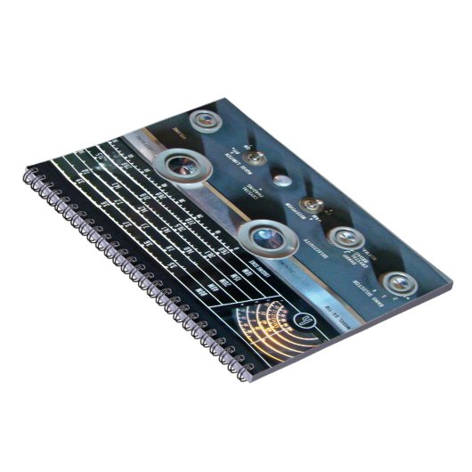 ヴィンテージ短波無線ノートブック ノートブック (右側)