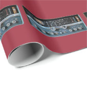 ヴィンテージ短波無線ラッピング紙 ラッピングペーパー (ロールコーナー)