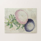 ヴィンテージ矮性菊の花ばいせん ジグソーパズル (横)