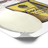 ヴィンテージ石けん広告プリント ポスター (角)