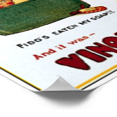 ヴィンテージ石けん広告プリント ポスター (角)