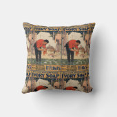 ヴィンテージ石けん広告 クッション (裏面)