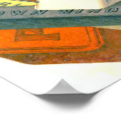 ヴィンテージ石けんAd 1865 ポスター (角)