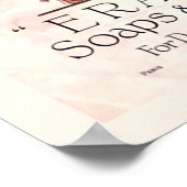 ヴィンテージ石鹸と香水ポスター ポスター (角)