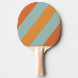 ヴィンテージ砂漠花はっきりしたストライプの 卓球ラケット