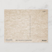 ヴィンテージ砂糖袋 ポストカード (裏面)