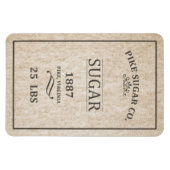 ヴィンテージ砂糖袋 マグネット (横)