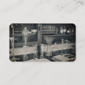 ヴィンテージ研究室科学先生名刺 名刺 (裏面)