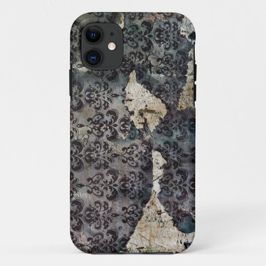 ヴィンテージ破損および古い壁紙ケースメイトiPhone C Case-Mate iPhoneケース (裏面)