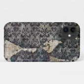 ヴィンテージ破損および古い壁紙ケースメイトiPhone C Case-Mate iPhoneケース (裏面(横))