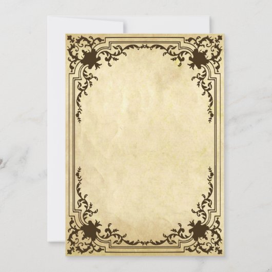 ヴィンテージ確認アンティーク仮釈放宗教 招待状 (裏面)