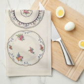 ヴィンテージ磁器キッチンタオル キッチンタオル (四つ折り)