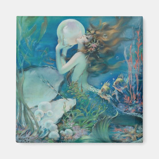 ヴィンテージ磁石付き人魚 マグネット