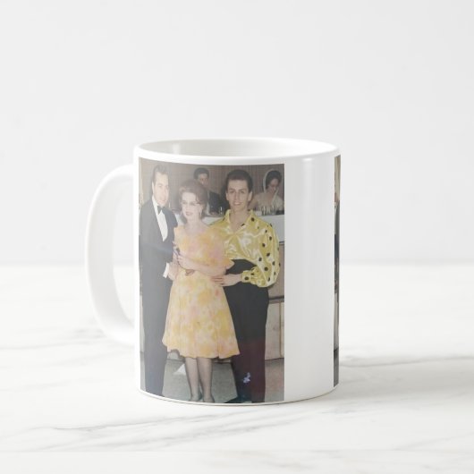 ヴィンテージ社交ダンスカップ コーヒーマグカップ (正面左)