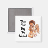 ヴィンテージ祈のエンジェル磁石 マグネット (正面/裏面)