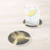 ヴィンテージ祈の天使がキリストを覆う コースター (側面)