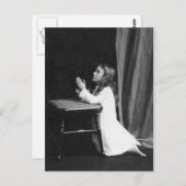 ヴィンテージ祈の娘 ポストカード (正面/裏面)