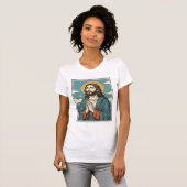 ヴィンテージ祈る救世主宗教Tシャツデザイン1 Tシャツ (正面フル)