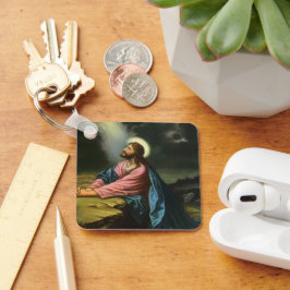 ヴィンテージ祈イエスキリスト キーホルダー