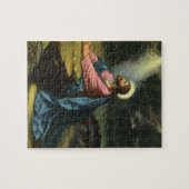 ヴィンテージ祈イエスキリスト ジグソーパズル (横)