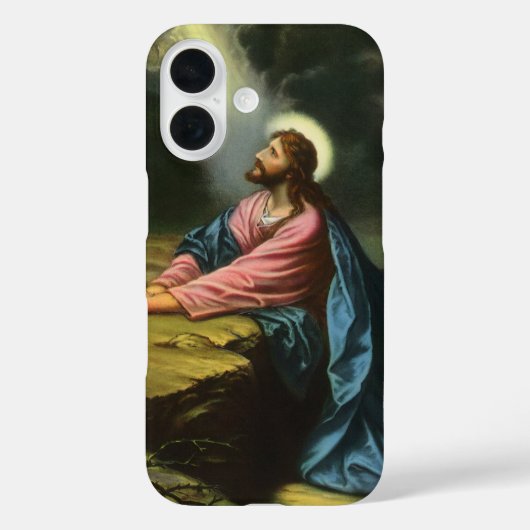 ヴィンテージ祈イエスキリスト Case-Mate iPhoneケース (裏面)