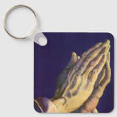 ヴィンテージ祈ハンズとベツレヘム キーホルダー (正面)