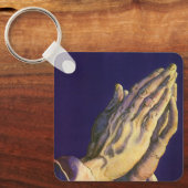 ヴィンテージ祈ハンズとベツレヘム キーホルダー (正面)