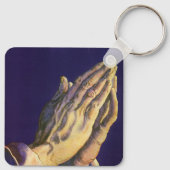 ヴィンテージ祈ハンズとベツレヘム キーホルダー (裏面)