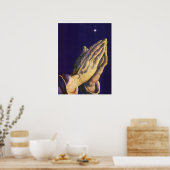 ヴィンテージ祈ハンズとベツレヘム ポスター (キッチン)