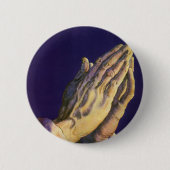 ヴィンテージ祈ハンズとベツレヘム 缶バッジ (正面)